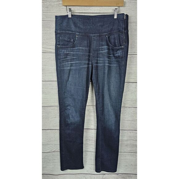 Spanx The Signature Straight Side Zip Jeans Blue Size 32 - Picture 1 of 4